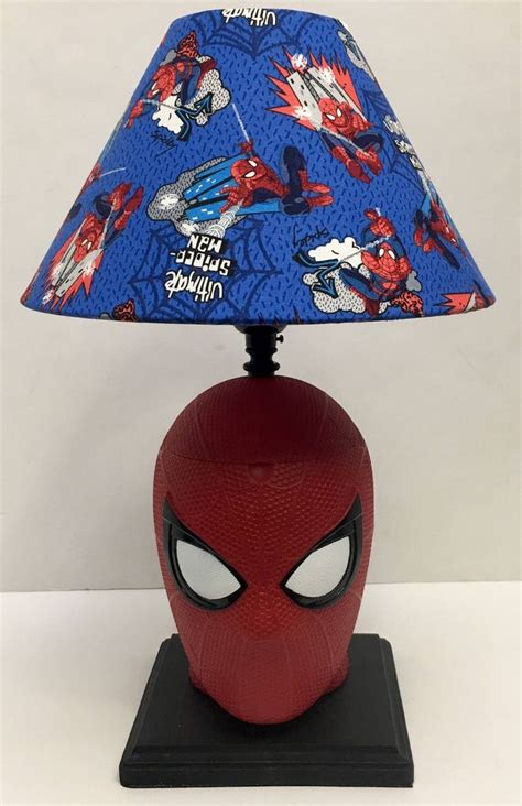 spider man night lamp|vintage spider man lamp.